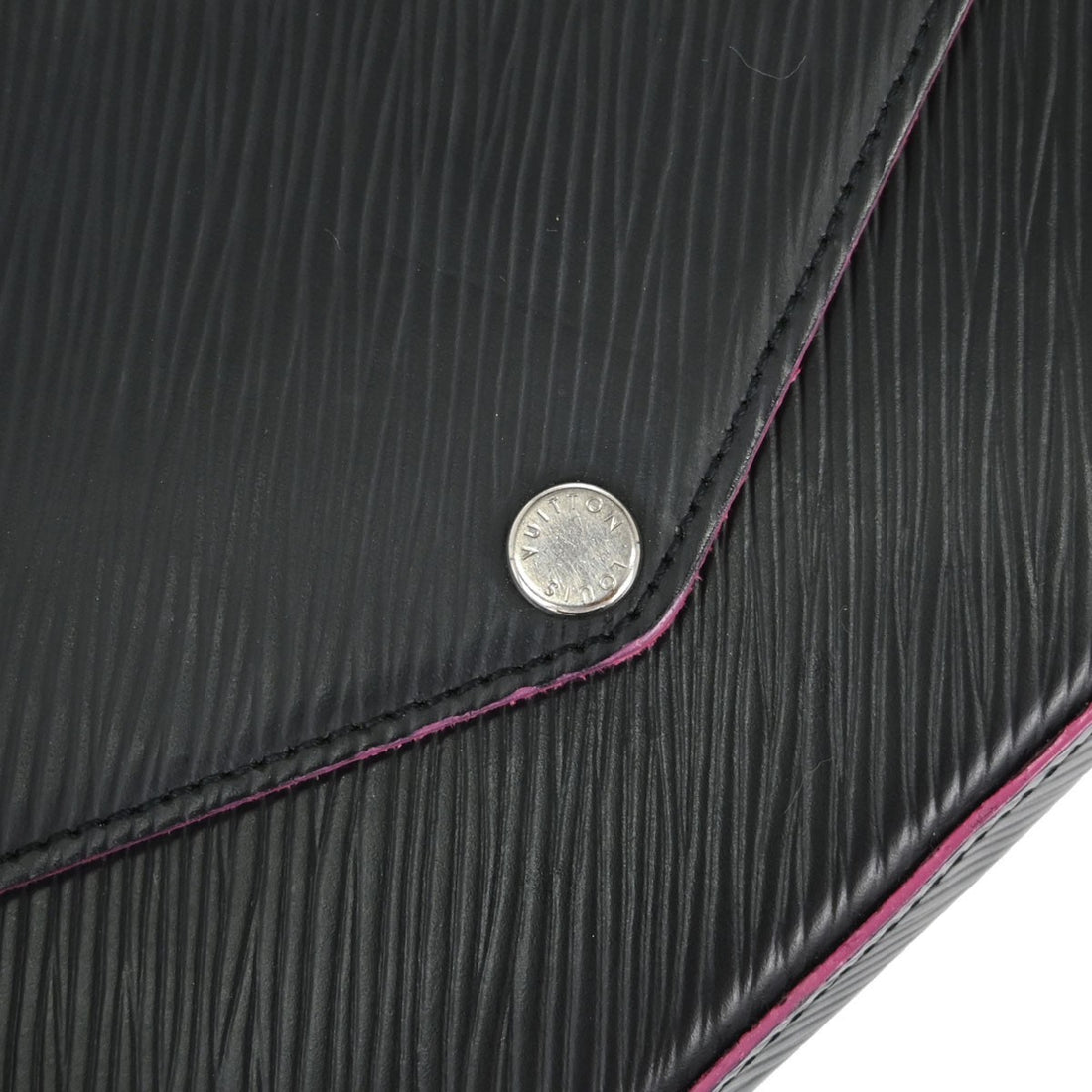 Louis Vuitton Pochette Félicie in Pelle Epi Nero Vintage