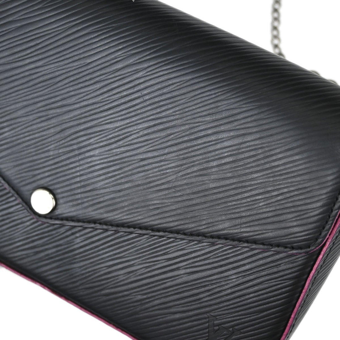 Louis Vuitton Pochette Félicie in Pelle Epi Nero Vintage