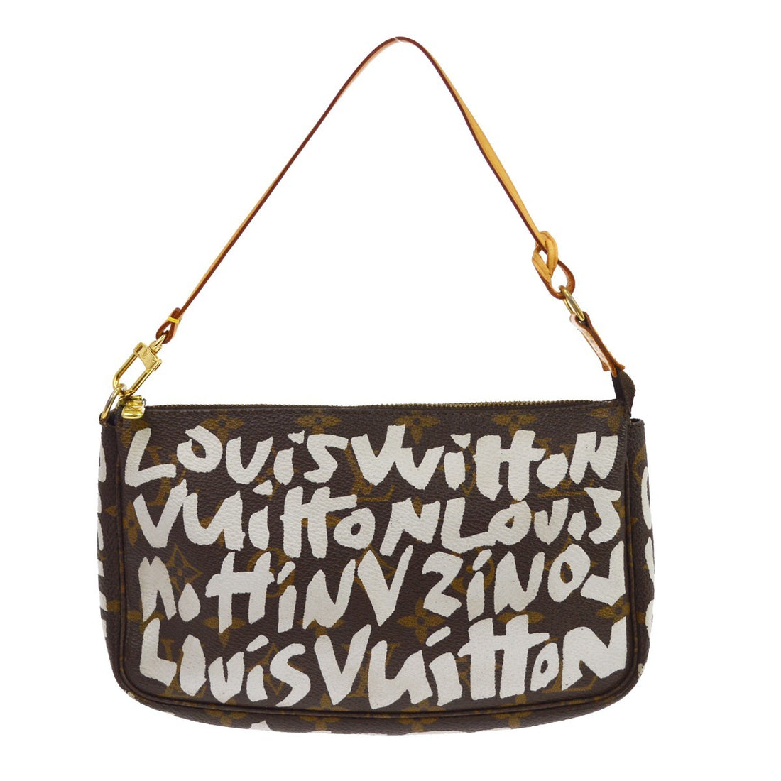 Louis Vuitton Pochette Graffiti in Tela Monogram Graffiti Marrone Vintage