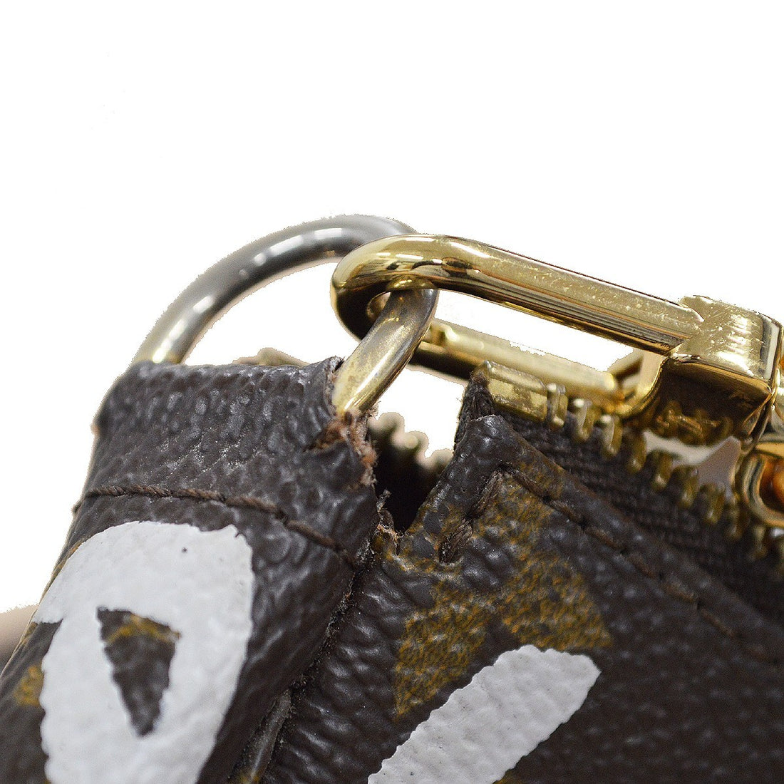 Louis Vuitton Pochette Graffiti in Tela Monogram Graffiti Marrone Vintage