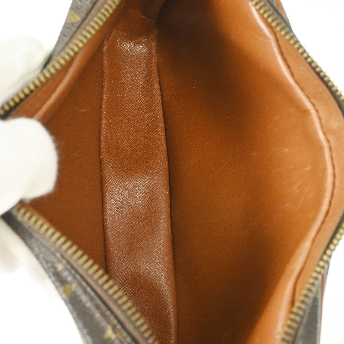 Louis Vuitton Pochette Marly Dragonne PM in Tela Monogram Marrone Vintage