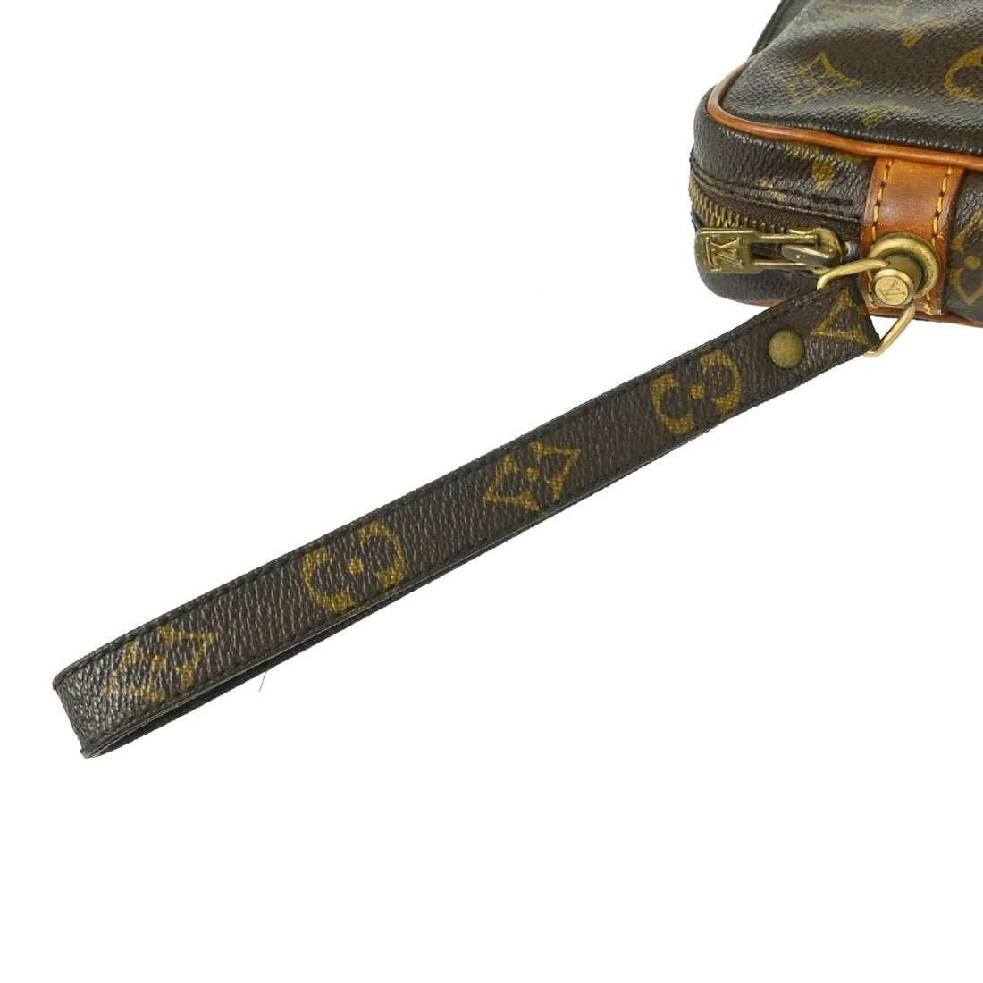 Louis Vuitton Pochette Marly Dragonne PM in Tela Monogram Marrone Vintage