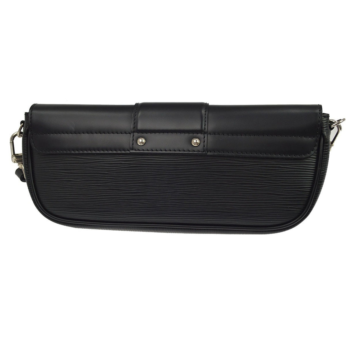 Louis Vuitton Pochette Montaigne in Pelle Epi Nera Vintage