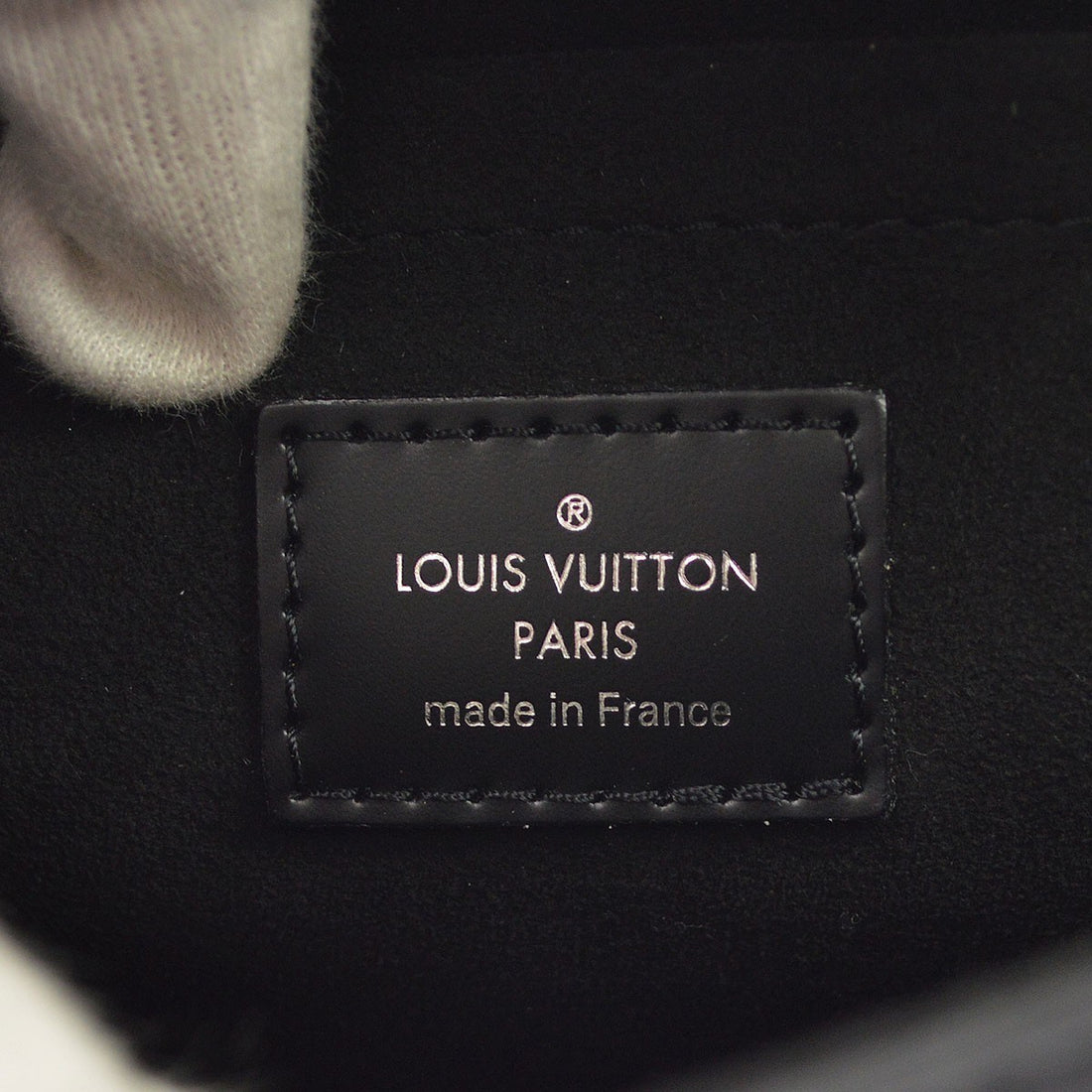 Louis Vuitton Pochette Montaigne in Pelle Epi Nera Vintage