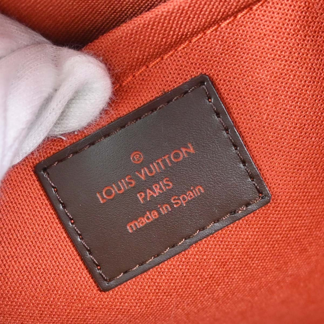 Louis Vuitton Rivera MM in Tela Damier Ebène Marrone Vintage