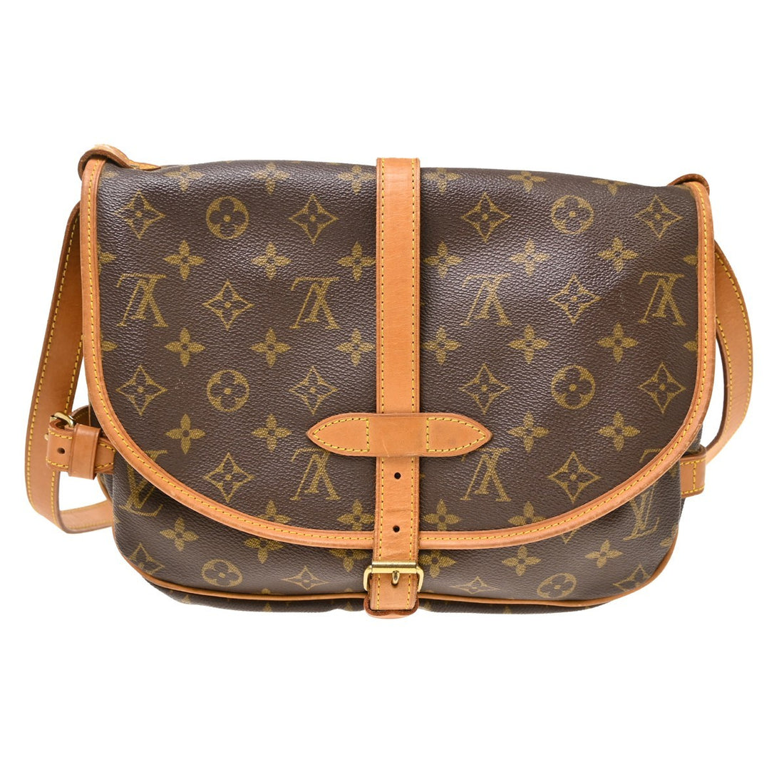 Louis Vuitton Saumur 30 a Tracolla in Tela Monogram Vintage