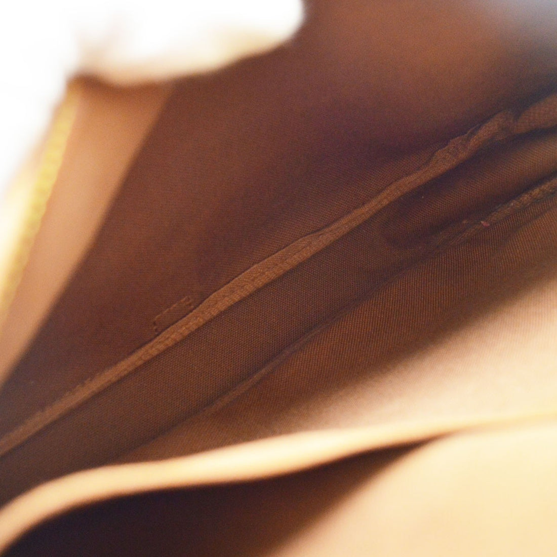 Louis Vuitton Saumur 30 in Tela Monogram Marrone Vintage