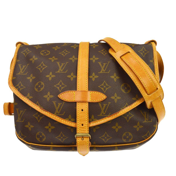 Louis Vuitton Monogram Saumur 30 Messenger Shoulder Bag Vintage