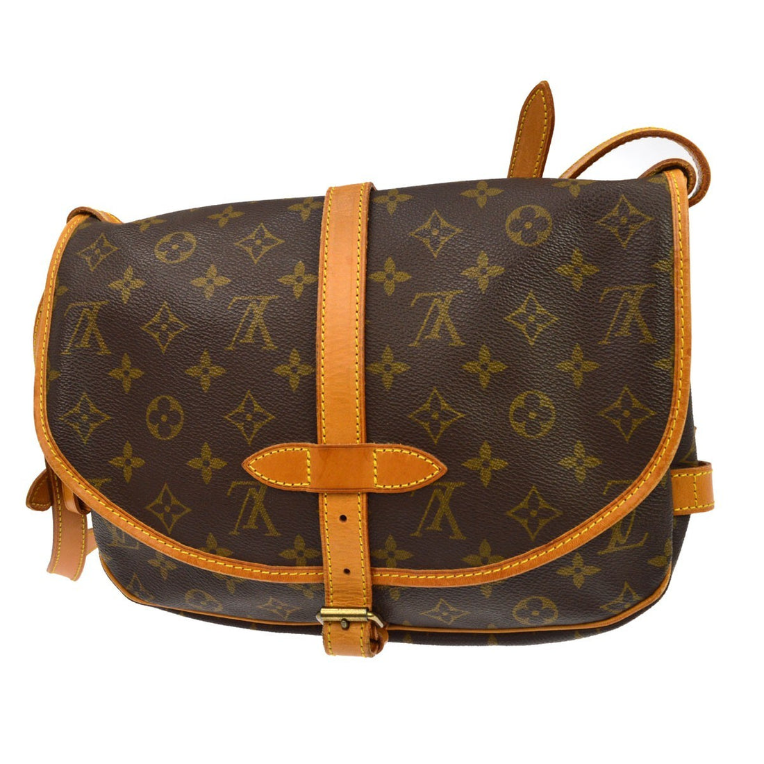 Louis Vuitton Monogram Saumur 30 Messenger Shoulder Bag Vintage