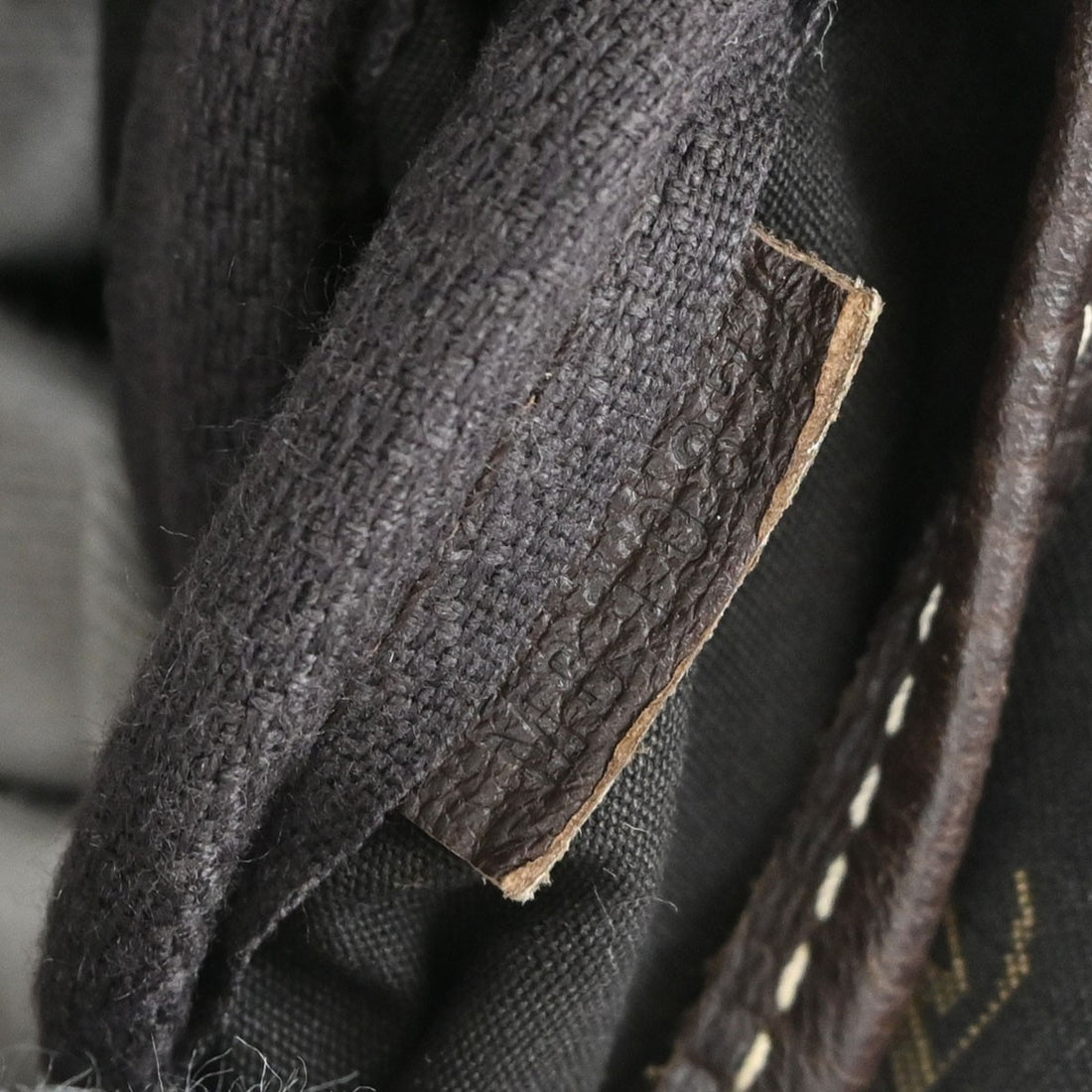 Louis Vuitton Saumur 30 in Tela Monogram Mini Lin Marrone Vintage