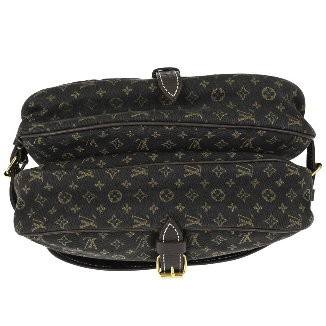 Louis Vuitton Saumur 30 in Tela Monogram Mini Lin Marrone Vintage