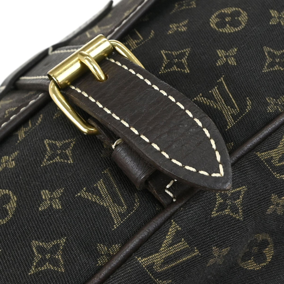 Louis Vuitton Saumur 30 in Tela Monogram Mini Lin Marrone Vintage