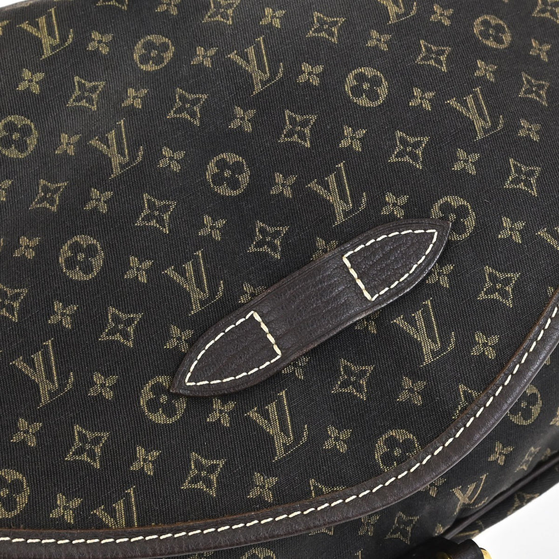 Louis Vuitton Saumur 30 in Tela Monogram Mini Lin Marrone Vintage