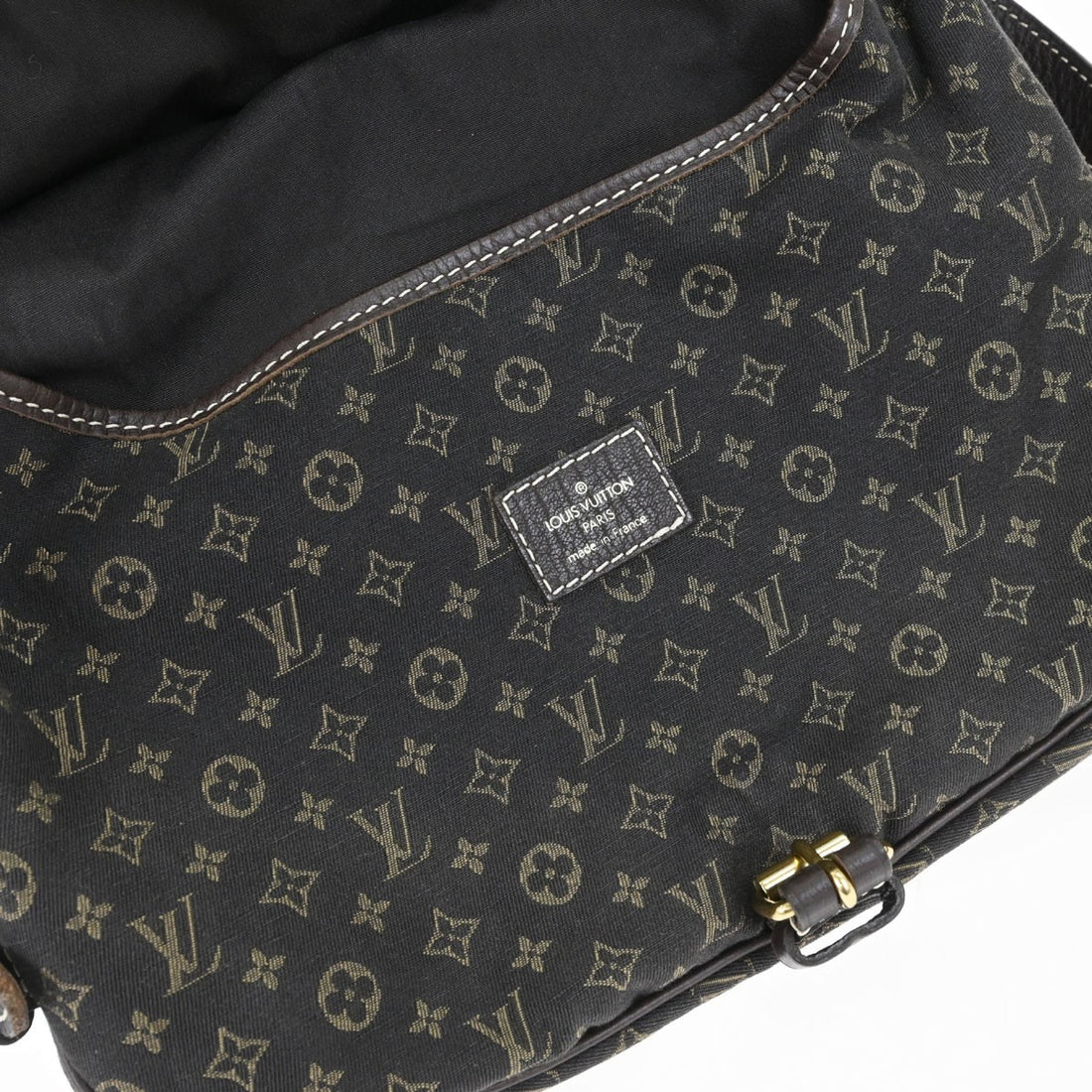 Louis Vuitton Saumur 30 in Tela Monogram Mini Lin Marrone Vintage