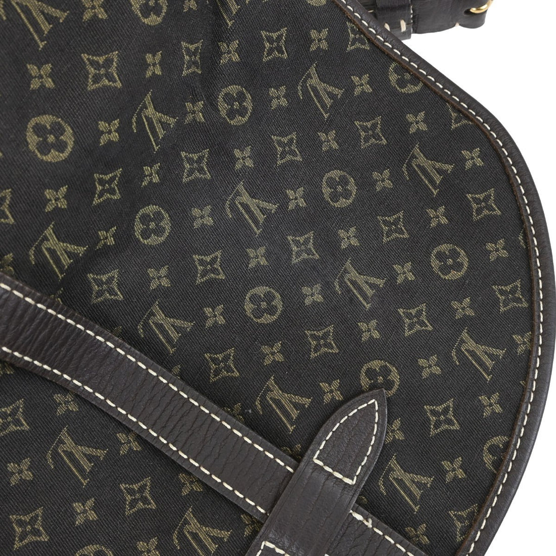 Louis Vuitton Saumur 30 in Tela Monogram Mini Lin Marrone Vintage