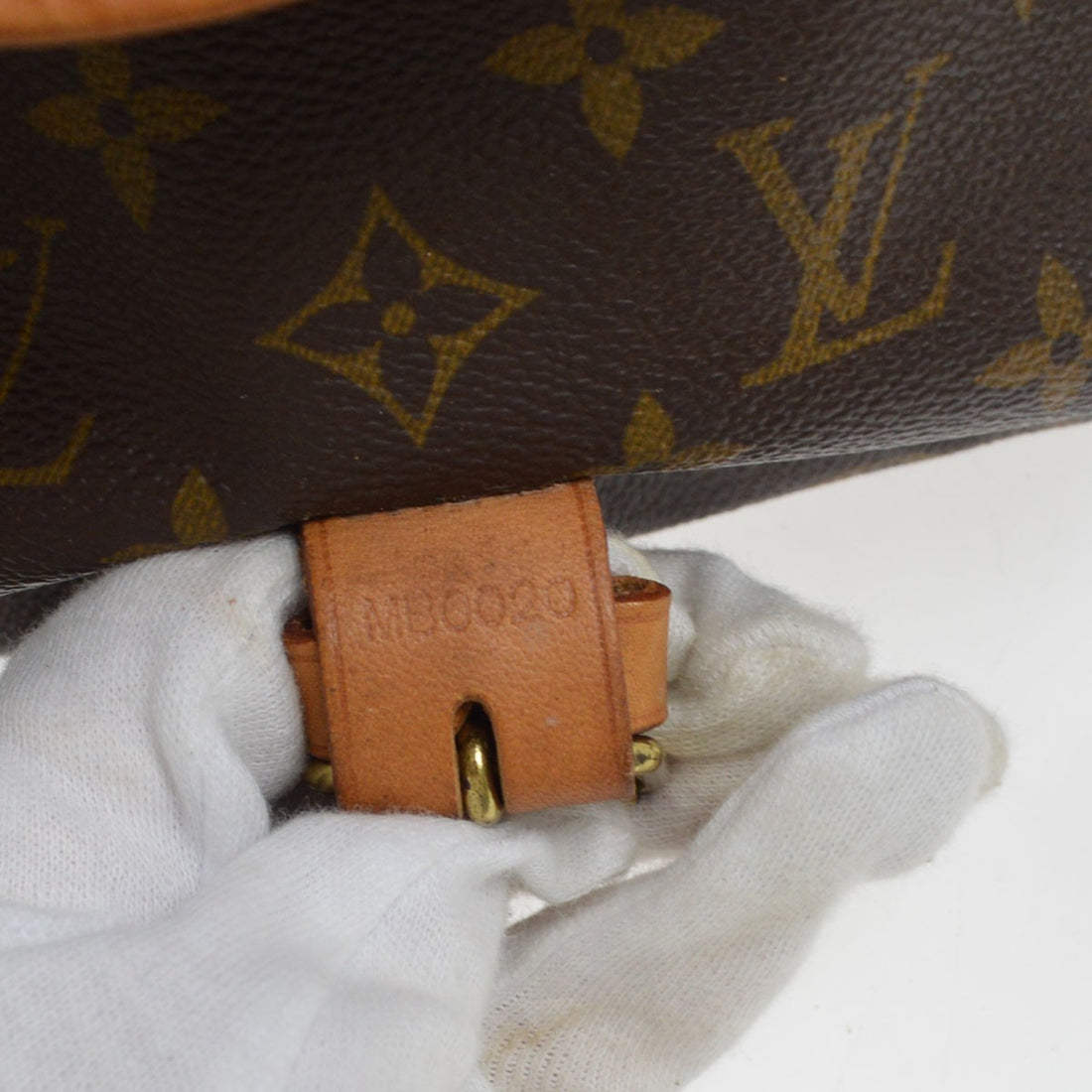 Louis Vuitton Saumur 35 in Tela Monogram Marrone Vintage