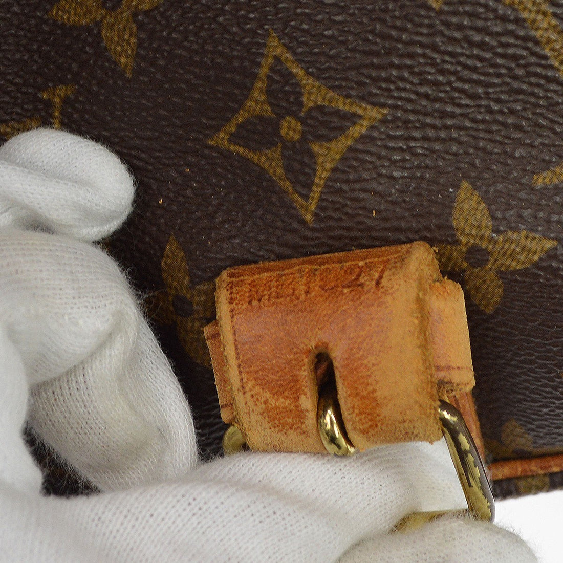 Louis Vuitton Saumur 35 in Tela Monogram Marrone Vintage