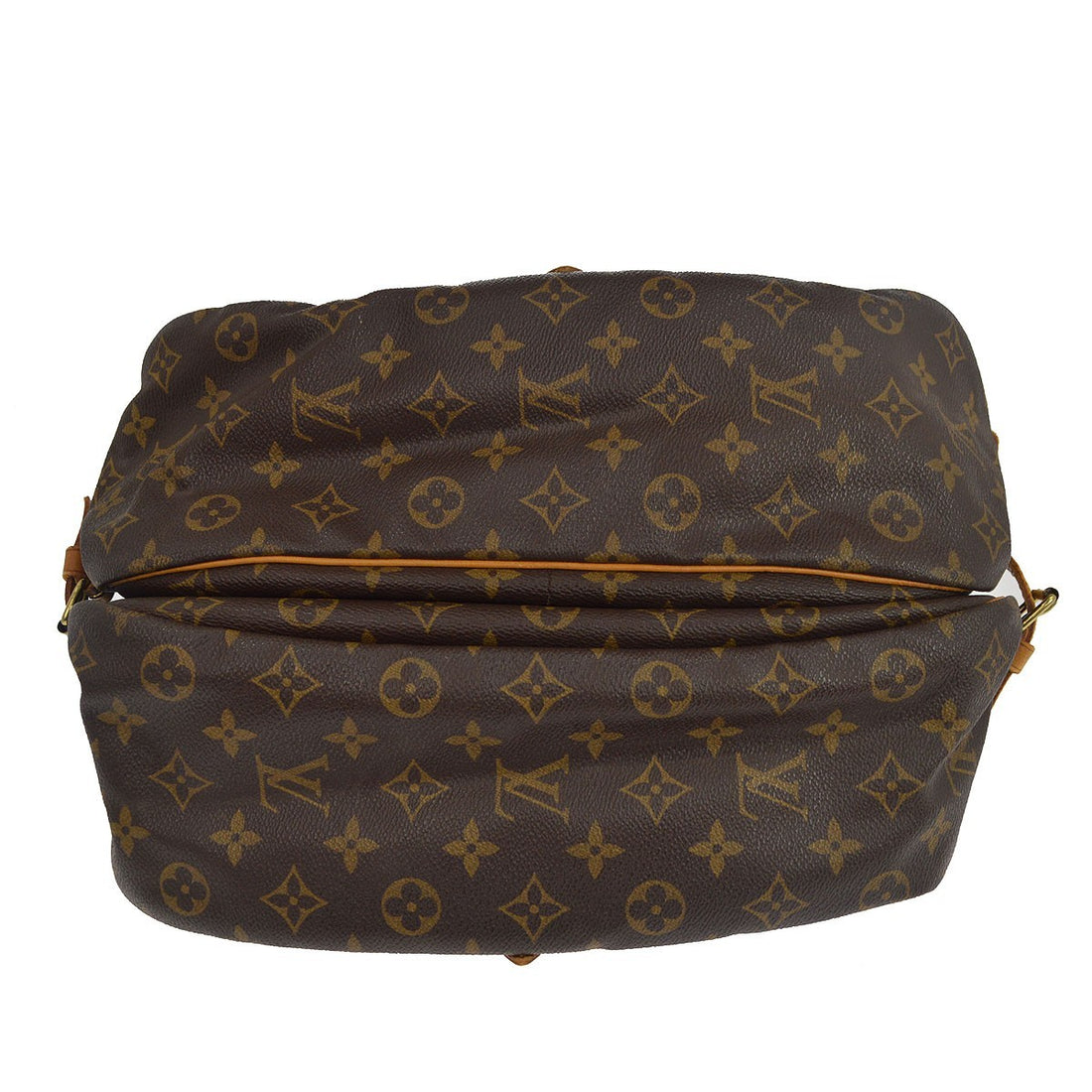 Louis Vuitton Saumur 35 in Tela Monogram Marrone Vintage
