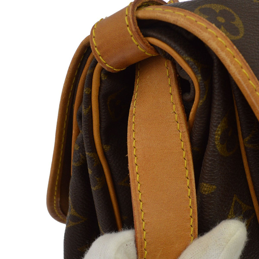 Louis Vuitton Monogram Saumur 35 Messenger Shoulder Bag Vintage