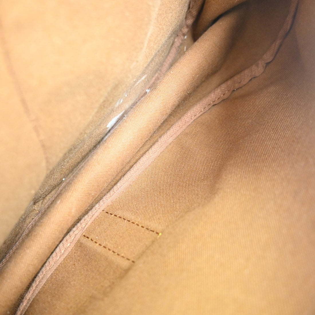 Louis Vuitton Saumur 35 in Tela Monogram Marrone Vintage