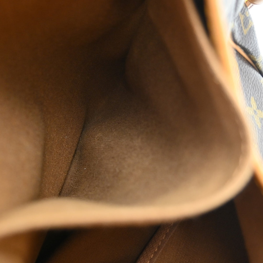 Louis Vuitton Saumur 35 in Tela Monogram Marrone Vintage