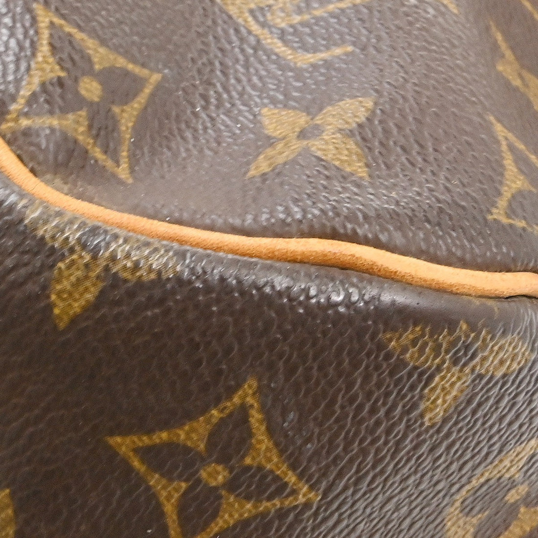 Louis Vuitton Saumur 35 in Tela Monogram Marrone Vintage