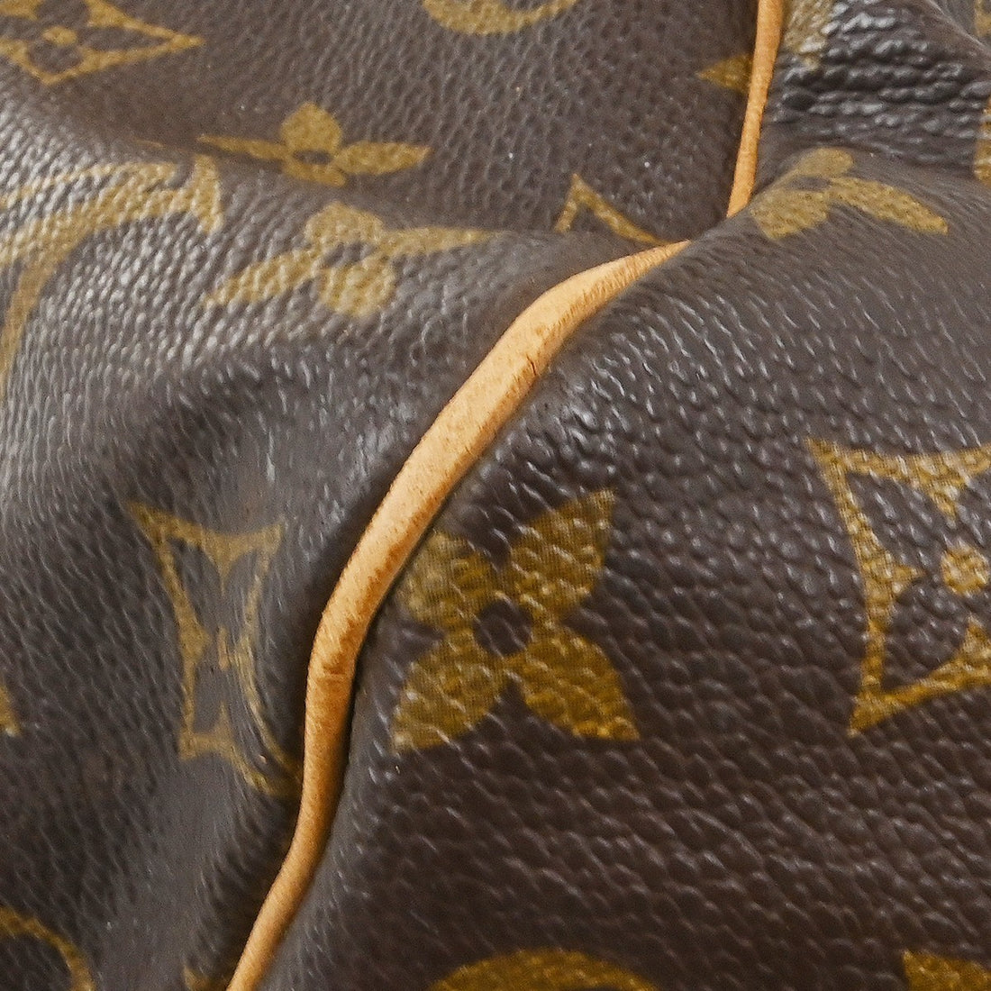 Louis Vuitton Saumur 35 in Tela Monogram Marrone Vintage