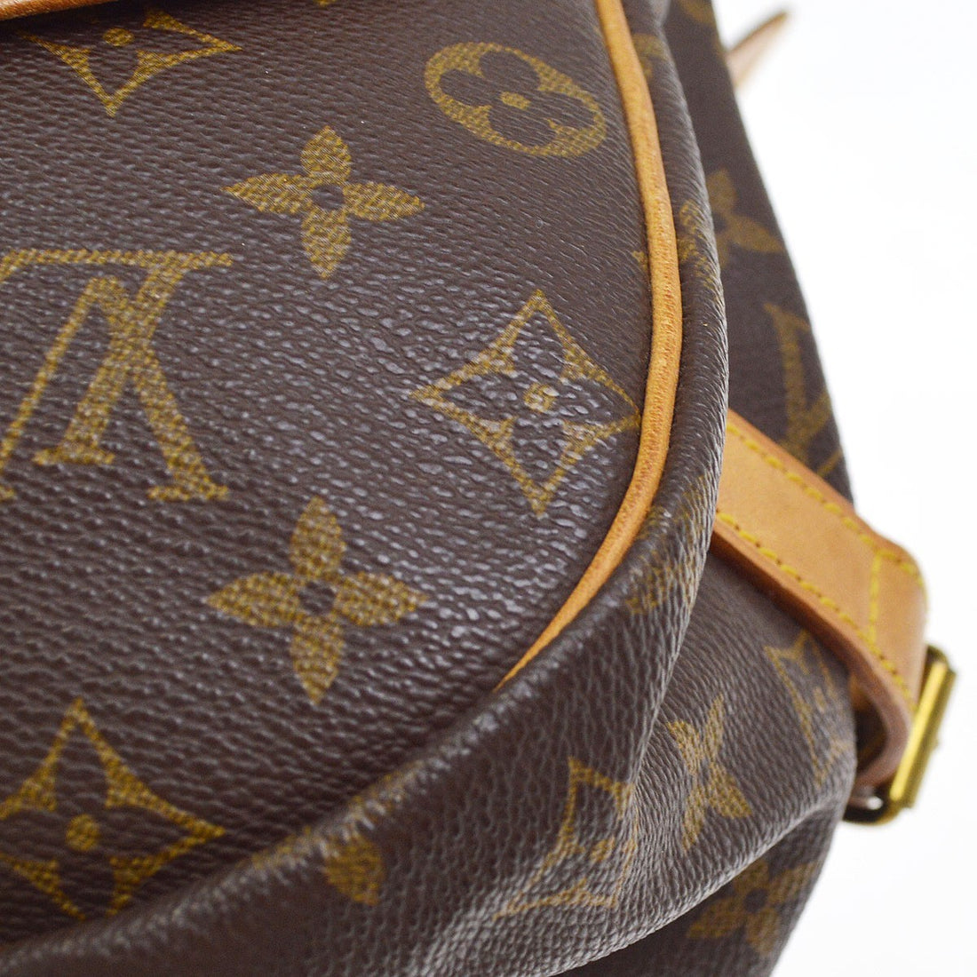 Louis Vuitton Saumur 35 in Tela Monogram Marrone Vintage