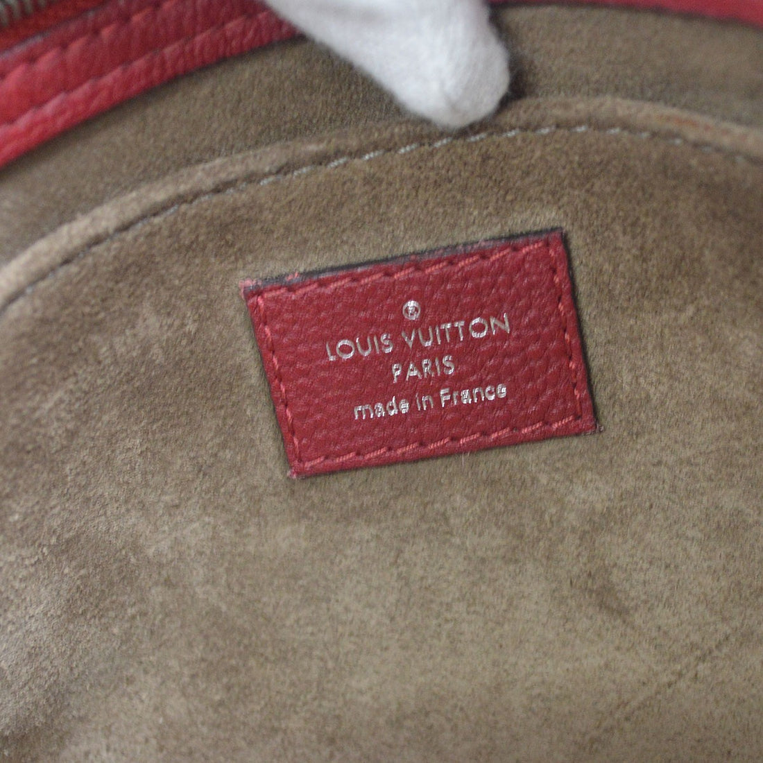 Louis Vuitton SC PM Parnasea in Pelle Tobago Rosso Vintage