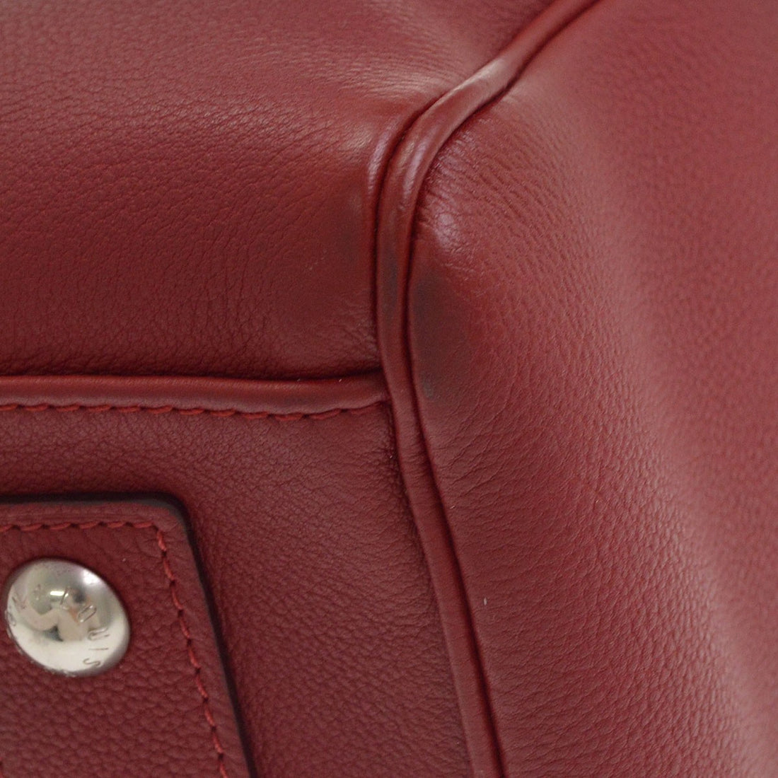 Louis Vuitton SC PM Parnasea in Pelle Tobago Rosso Vintage