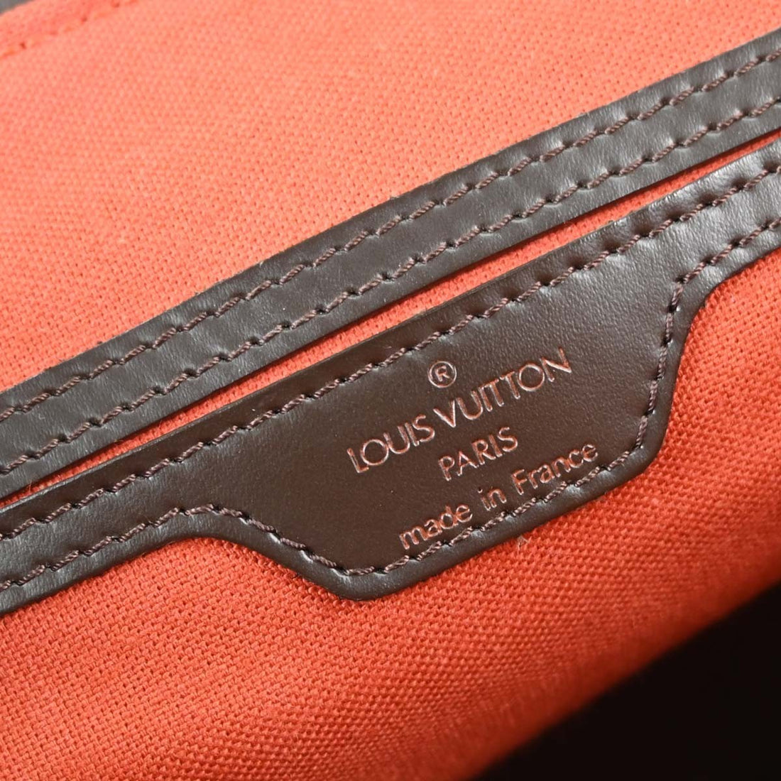 Louis Vuitton Soho in Tela Damier Ebène Marrone Vintage