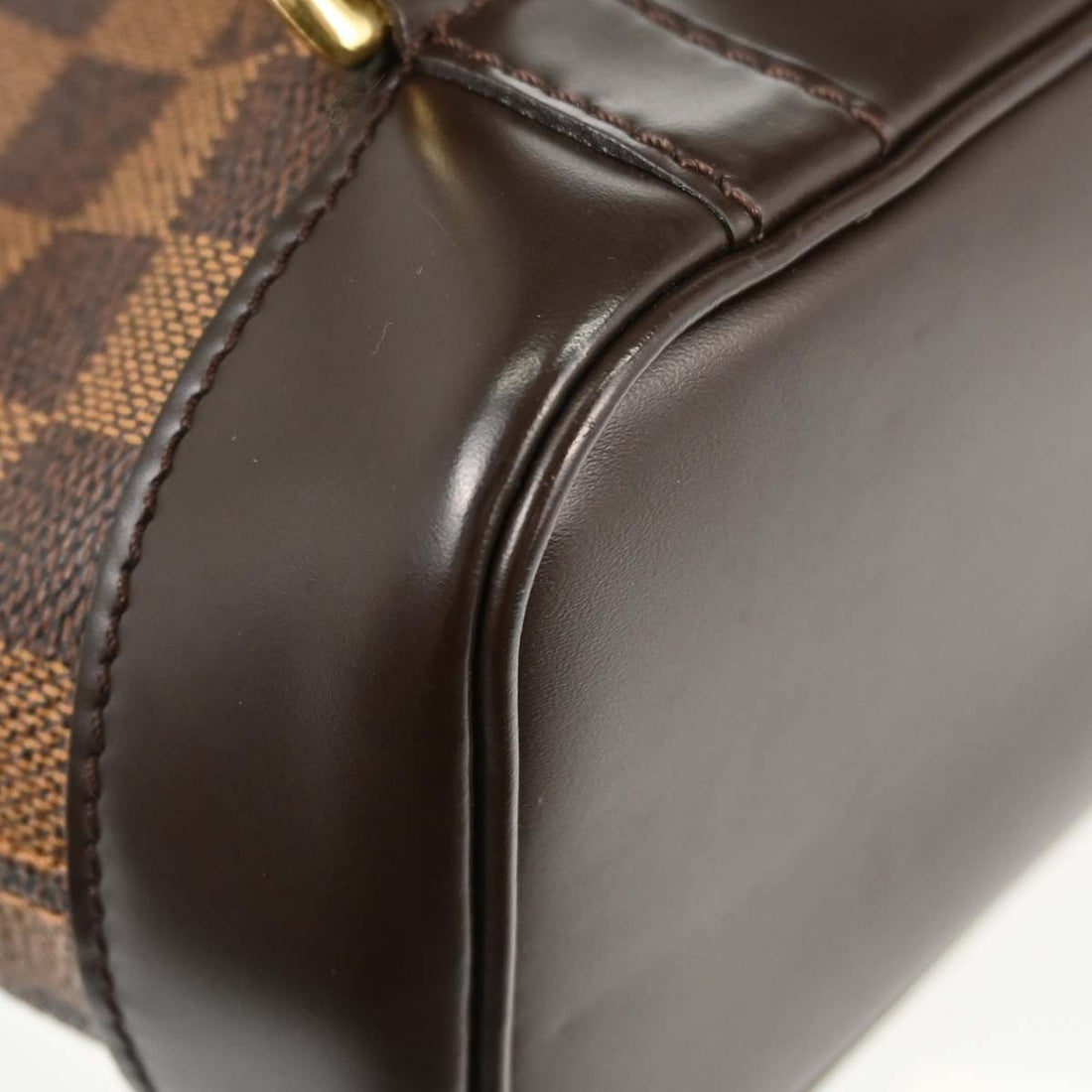 Louis Vuitton Soho in Tela Damier Ebène Marrone Vintage