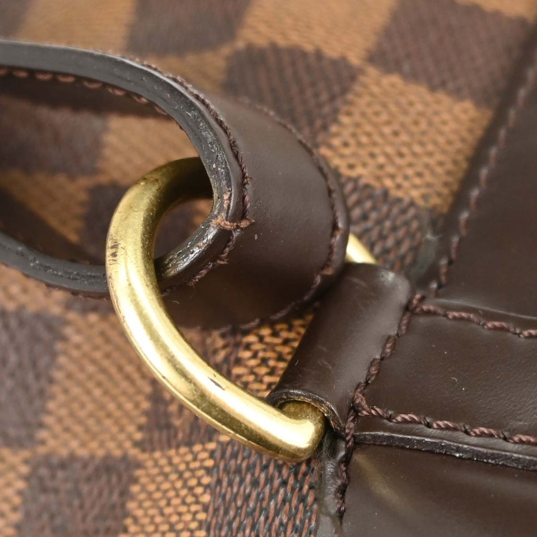 Louis Vuitton Soho in Tela Damier Ebène Marrone Vintage
