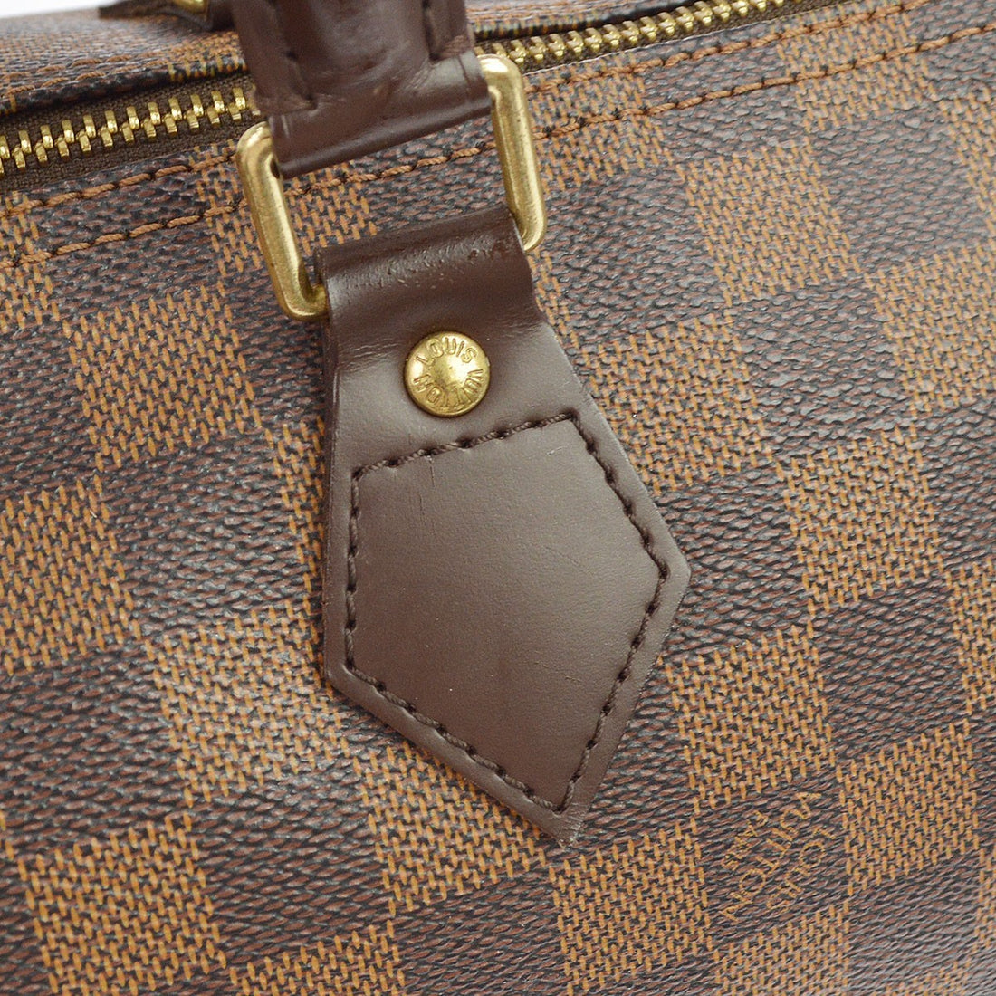 Louis Vuitton Speedy 30 in Tela Damier Ebène Marrone Vintage