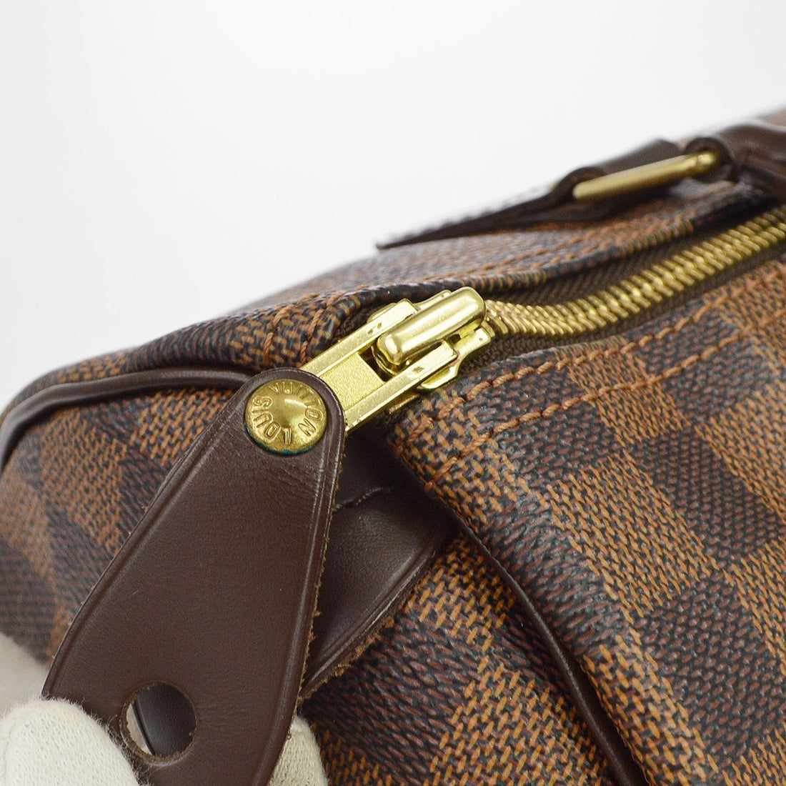 Louis Vuitton Speedy 30 in Tela Damier Ebène Marrone Vintage