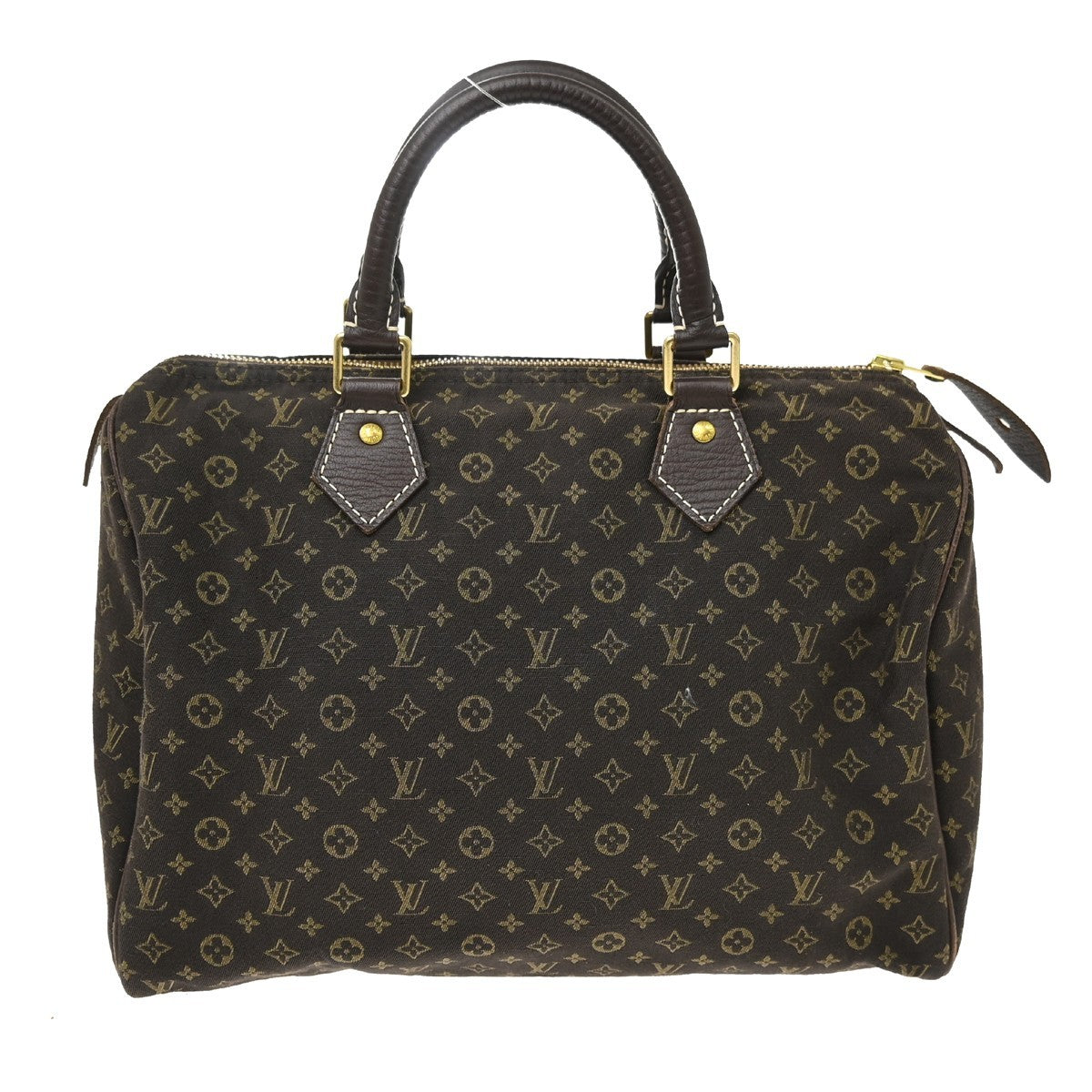 Louis Vuitton Speedy 30 Mini Lin in Tela Monogram Mini Lin Marrone Vintage