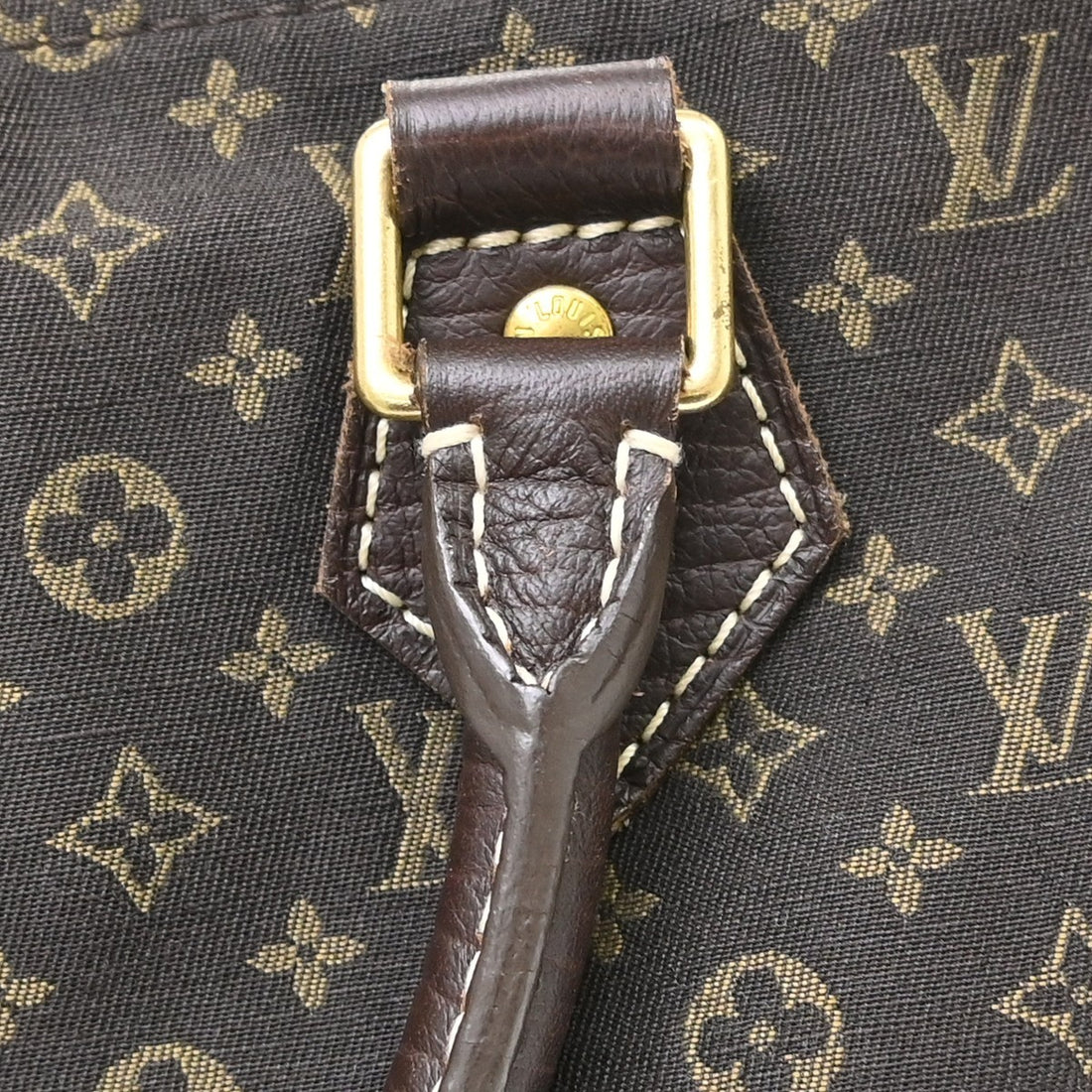Louis Vuitton Speedy 30 Mini Lin in Tela Monogram Mini Lin Marrone Vintage