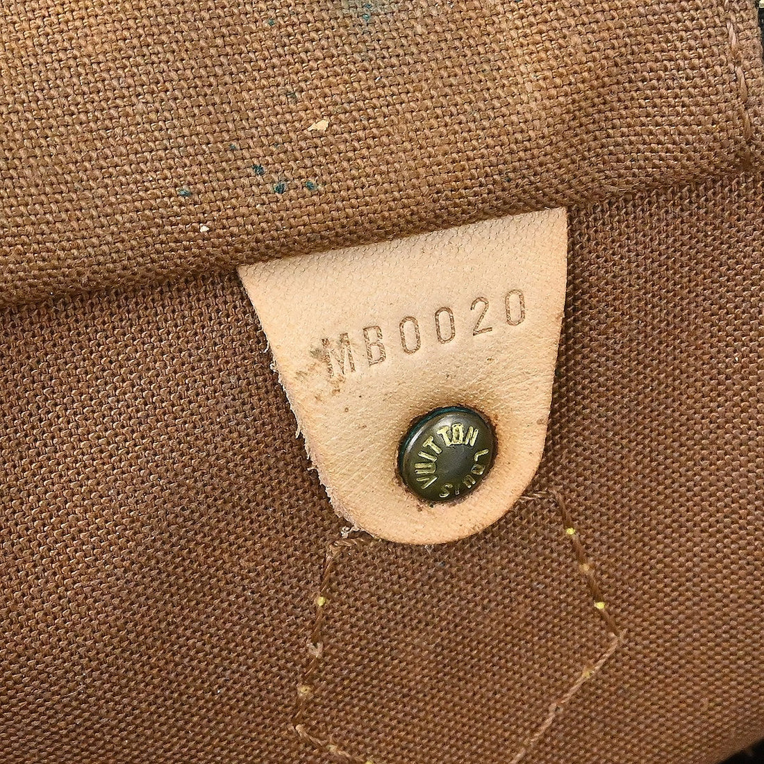 Louis Vuitton Speedy 40 in Tela Monogram Marrone Vintage
