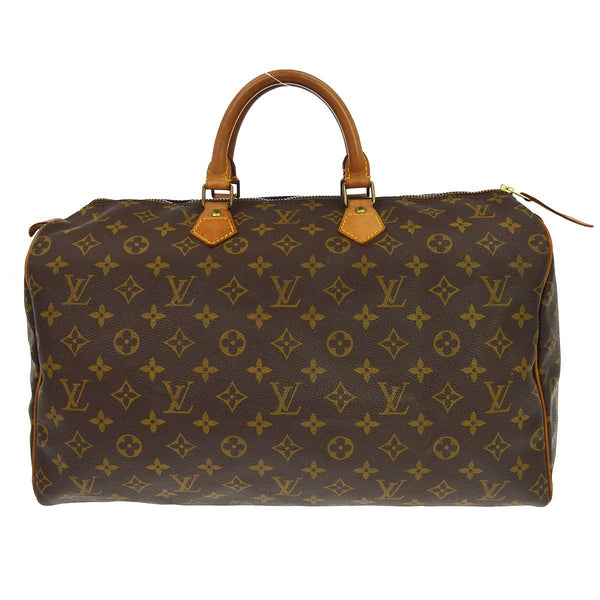 Louis Vuitton Speedy 40 in Tela Monogram Marrone Vintage