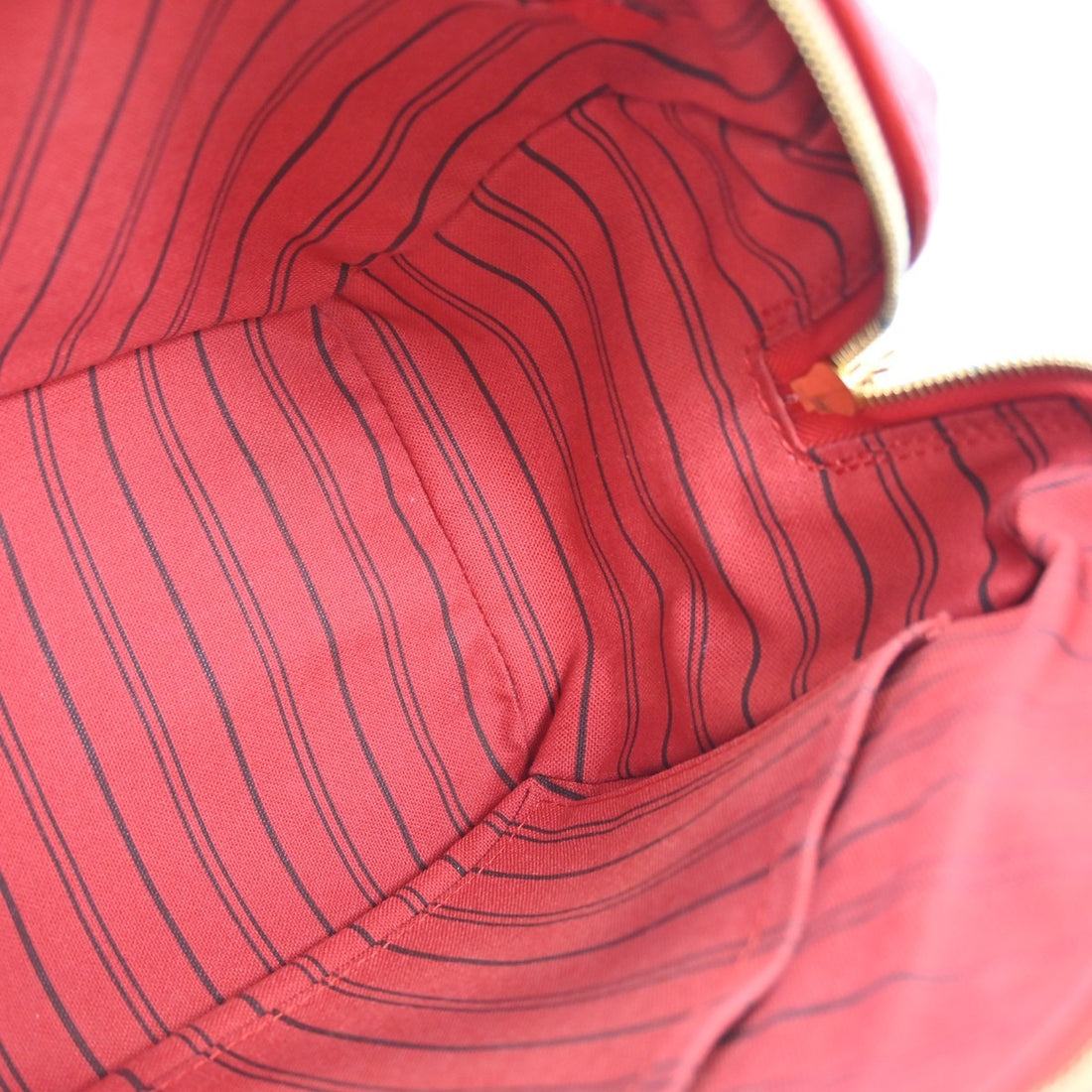 Louis Vuitton Speedy Bandoulière 25 in Pelle Empreinte Rossa Vintage