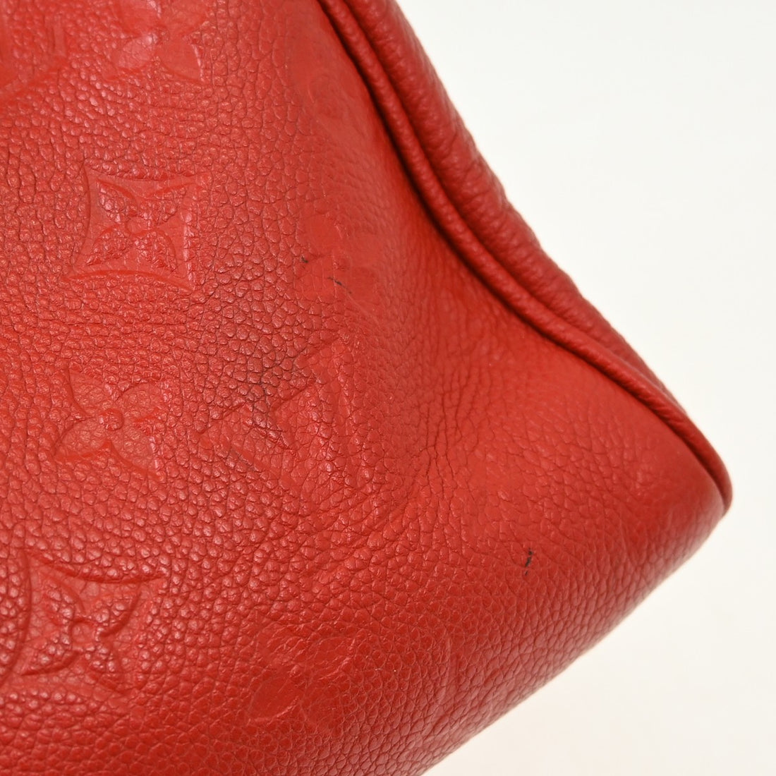 Louis Vuitton Speedy Bandoulière 25 in Pelle Empreinte Rossa Vintage