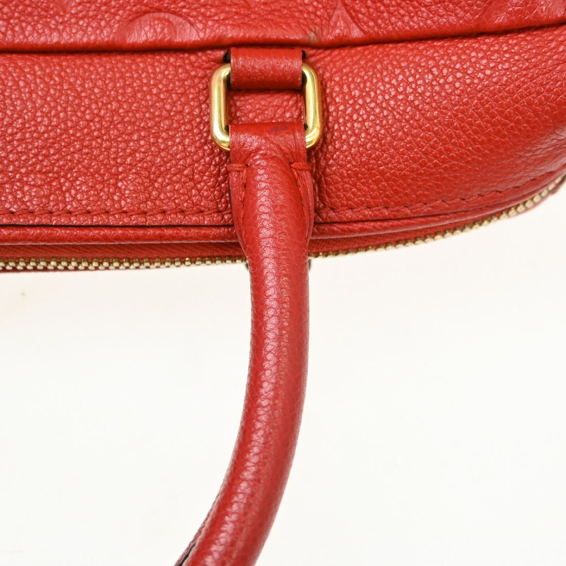 Louis Vuitton Speedy Bandoulière 25 in Pelle Empreinte Rossa Vintage