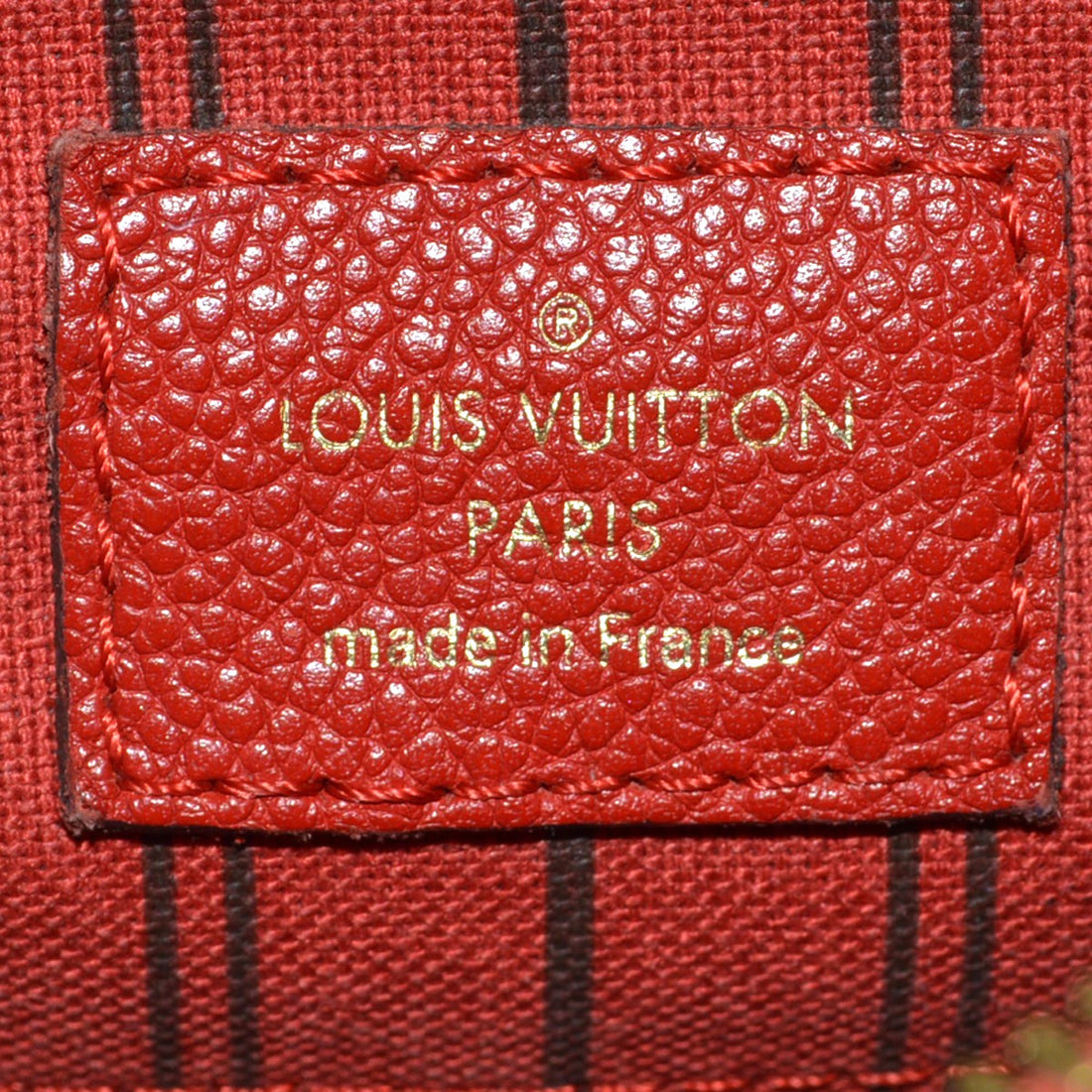 Louis Vuitton Speedy Bandoulière 25 in Pelle Monogram Empreinte Rossa Vintage