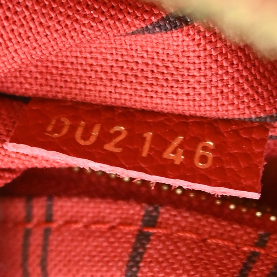 Louis Vuitton Speedy Bandoulière 25 in Pelle Monogram Empreinte Rossa Vintage