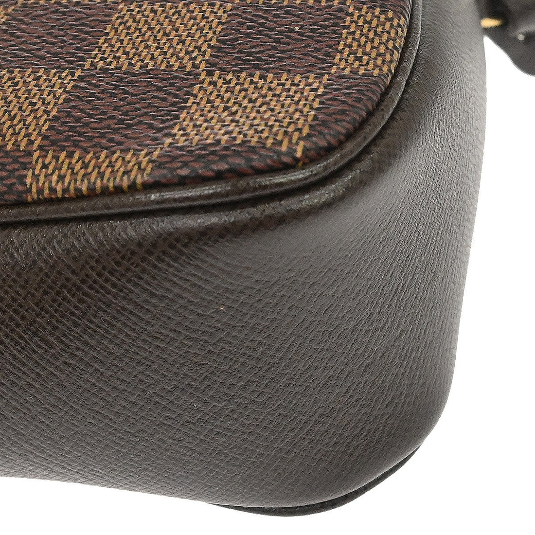 Louis Vuitton Trousse Make-up in Tela Damier Ebène Marrone Vintage