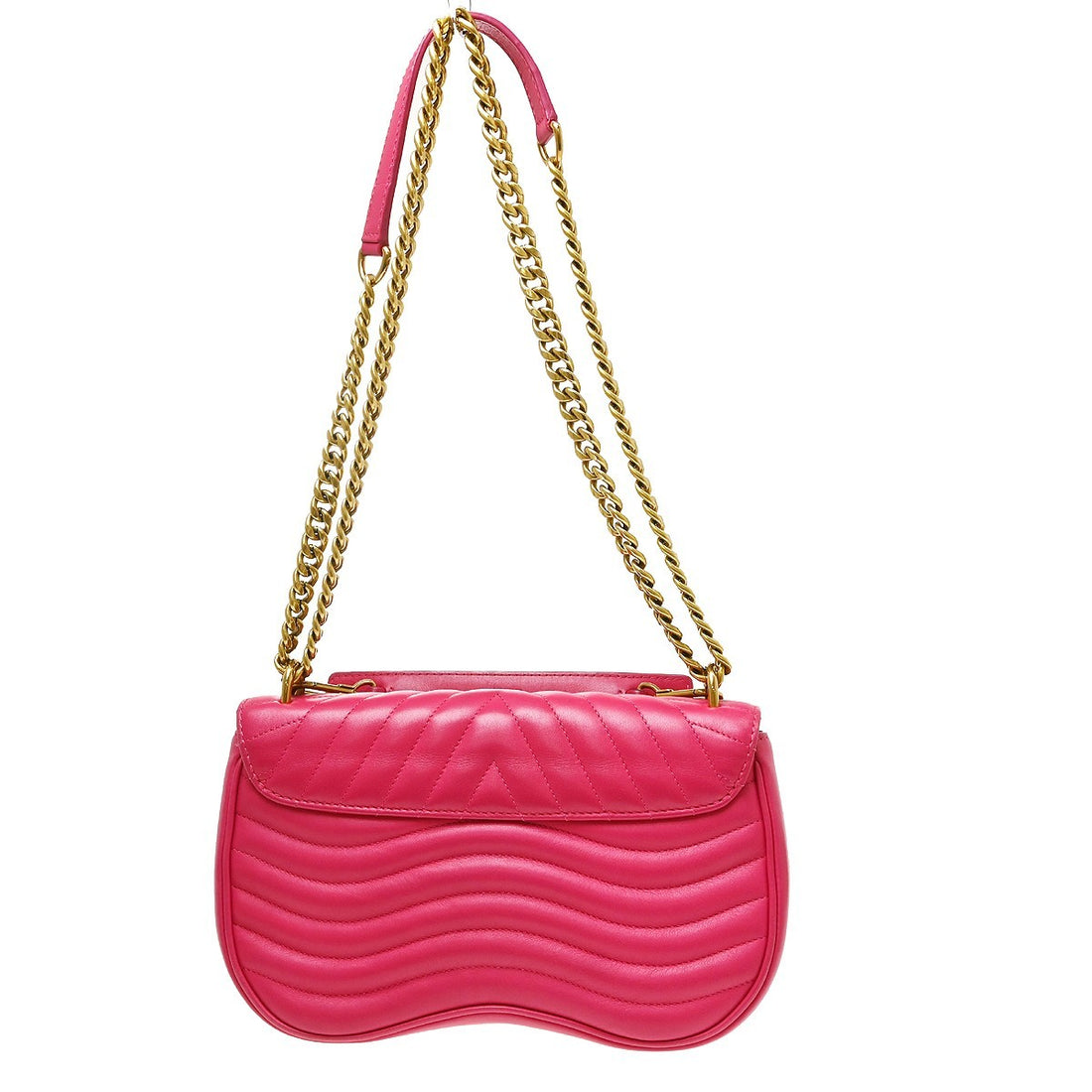 Louis Vuitton Wave MM 2way in Pelle di Vitello Rosa Vintage