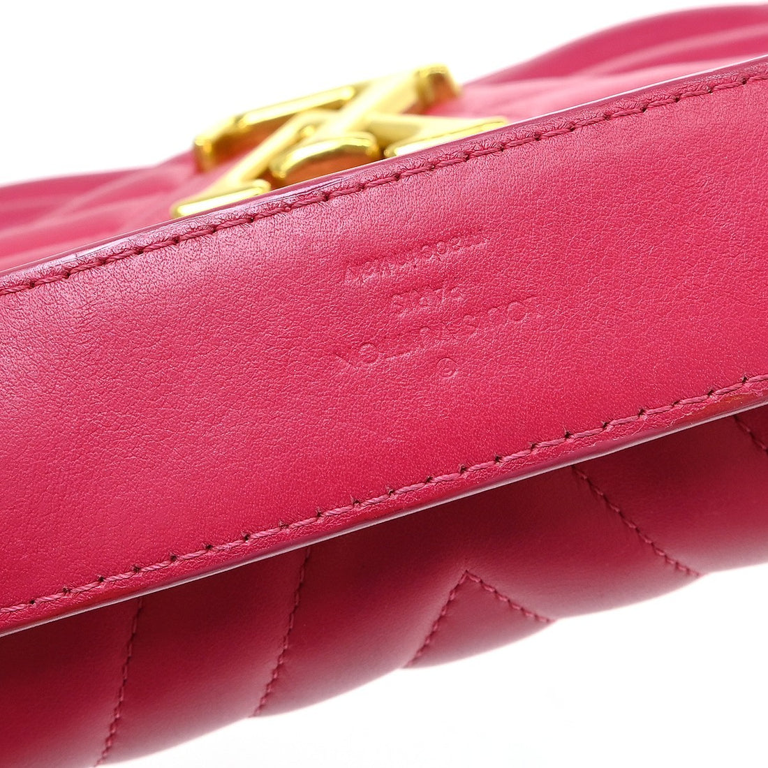 Louis Vuitton Wave MM 2way in Pelle di Vitello Rosa Vintage