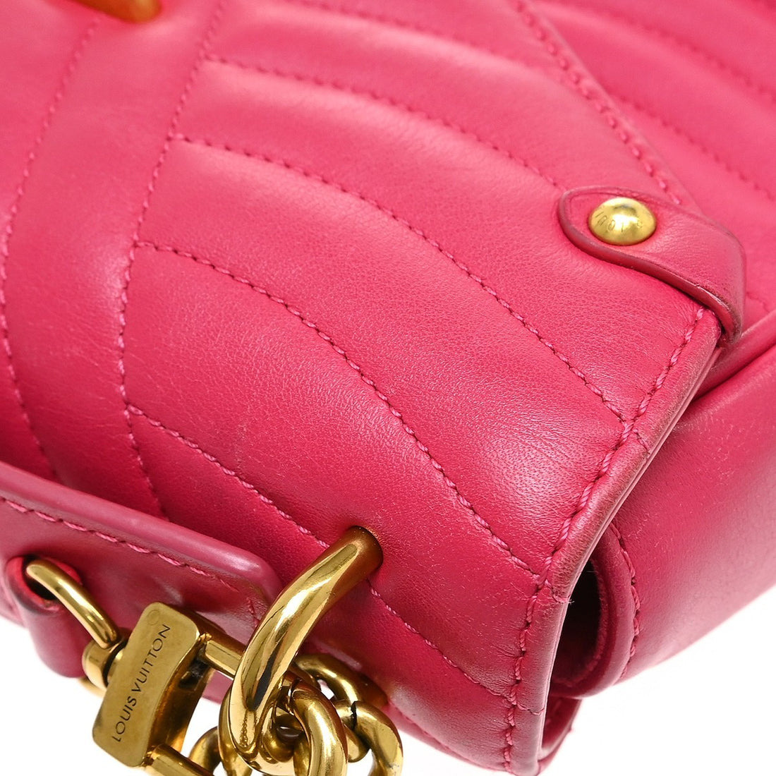 Louis Vuitton Wave MM 2way in Pelle di Vitello Rosa Vintage