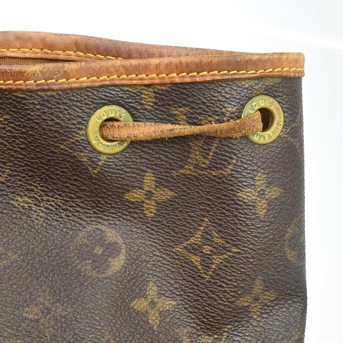 Louis Vuitton Zaino Montsouris MM in Tela Monogram Marrone Vintage