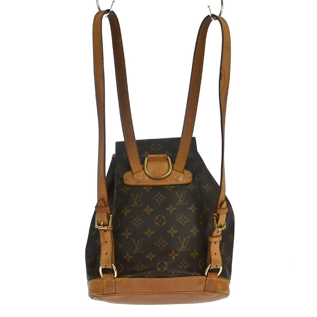 Louis Vuitton Zaino Montsouris MM in Tela Monogram Marrone Vintage